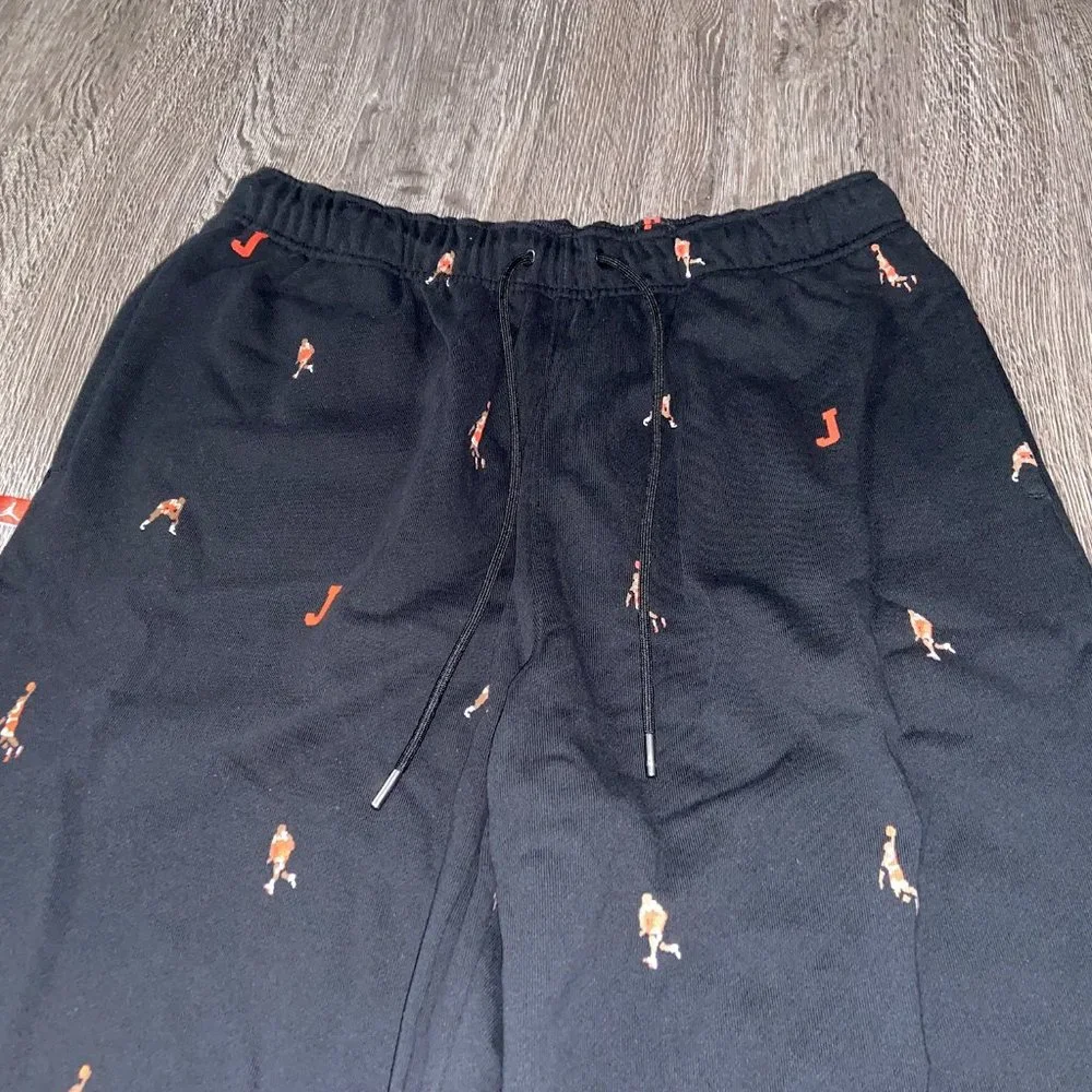 Jordan Essentials All Over Print Fleece Joggers Sweatpants Mens 2XL DH3519-010_2